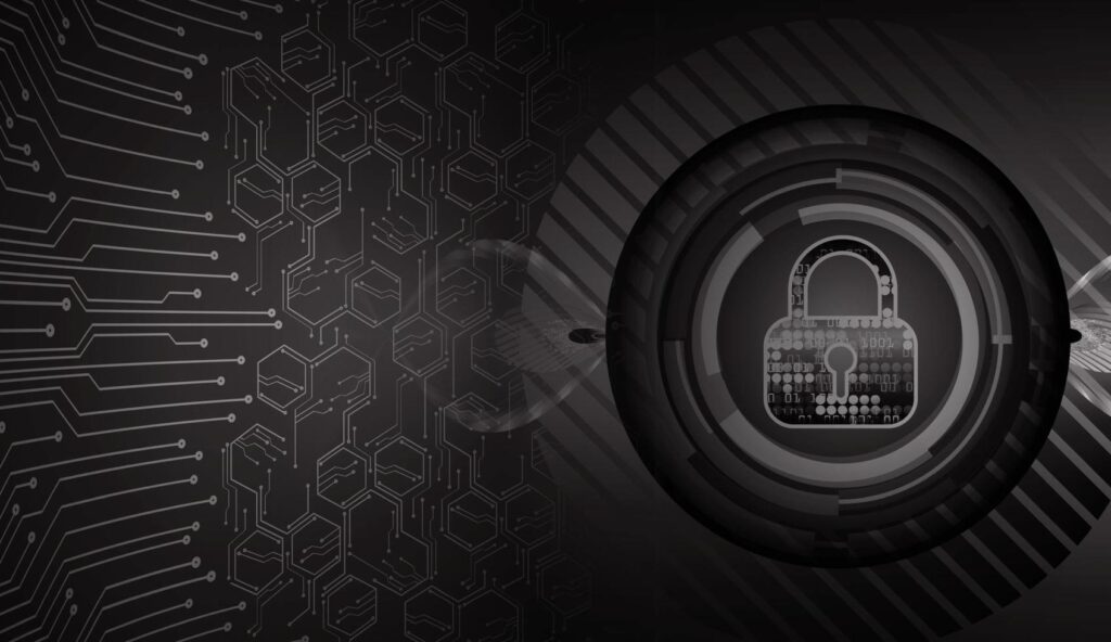 closed-padlock-on-digital-background-cyber-security-vector