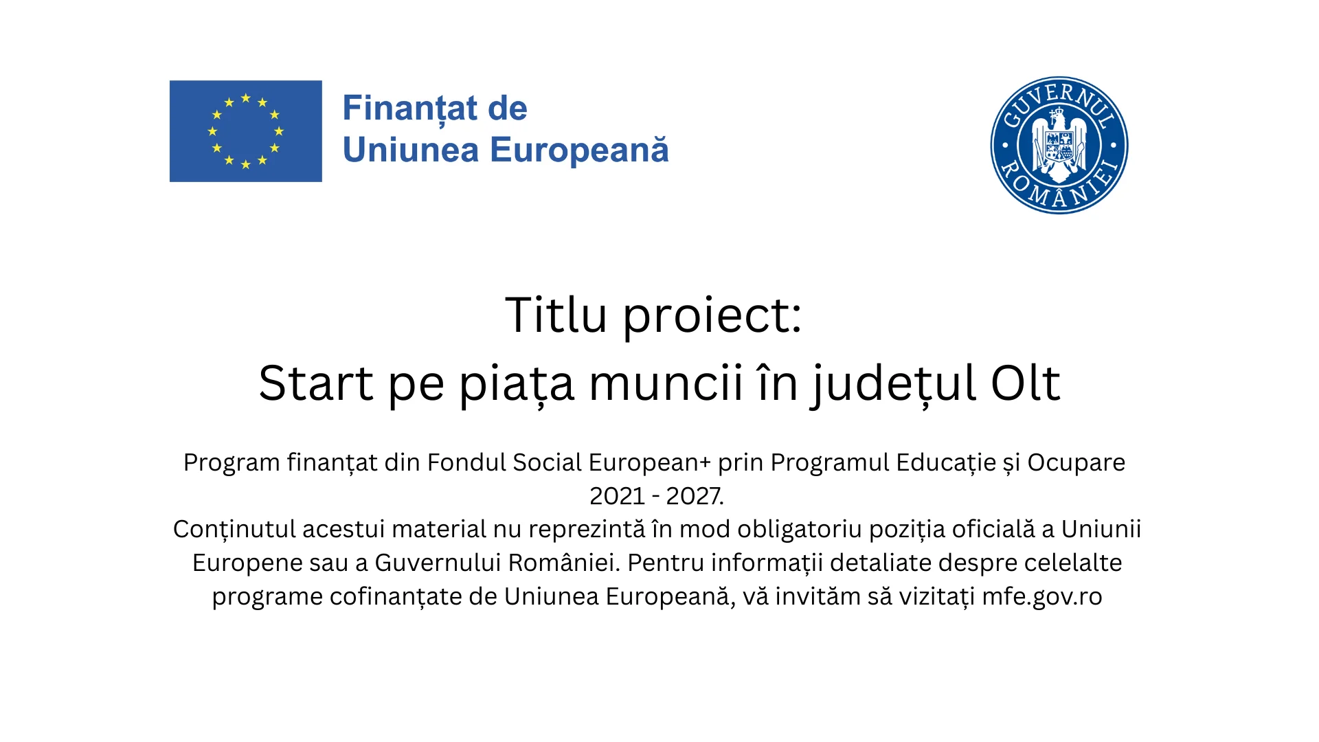 Sigla proiect SPMO